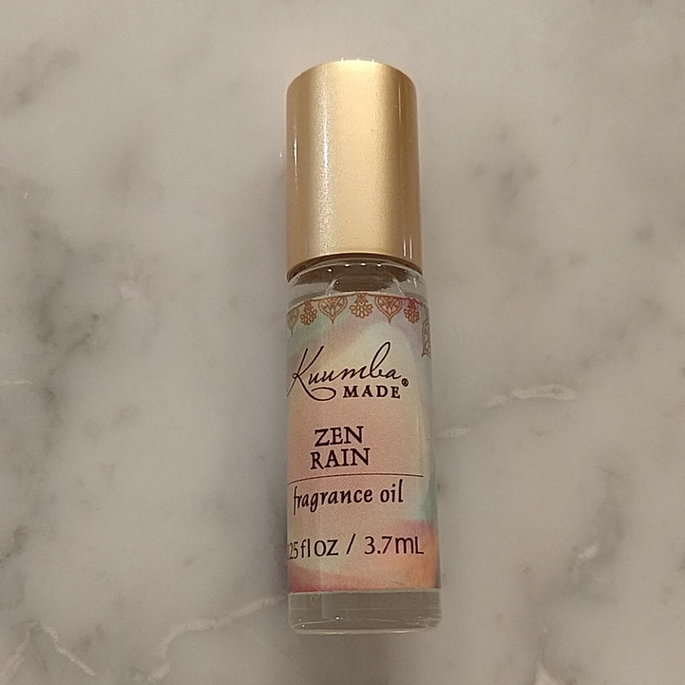 Kuumba made Zen rain fragrance oil 3.7 mL NWOT